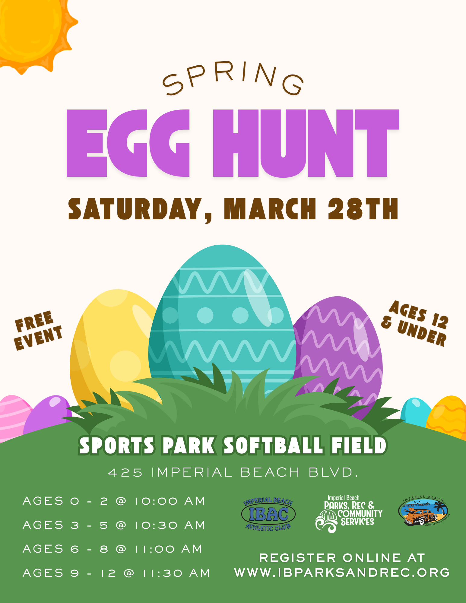 2026 Spring Egg Hunt Flyer